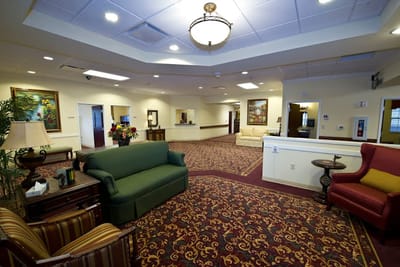Interior common area with seating and decor