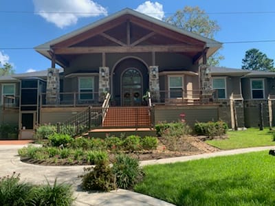 Front view of Village Green Assisted Living building.