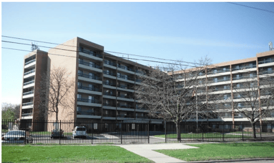 Exterior view of Cherry Hill Place Apartments