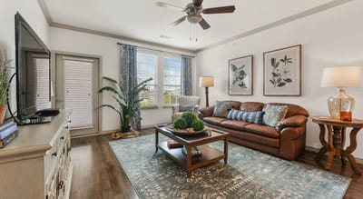Cozy interior living room with stylish decor
