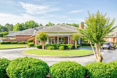 Front exterior view of the Emerald Gardens Assisted Living facility