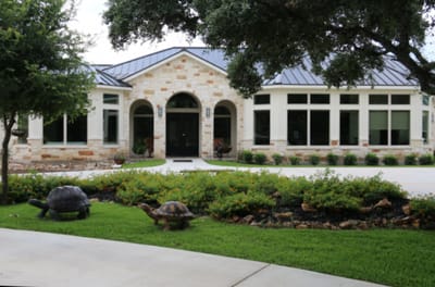 Exterior view of the Garden Ridge Senior Living facility