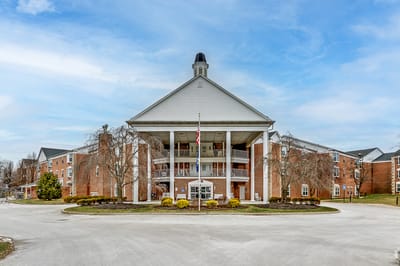 Exterior view of Colonial Heights Senior Living facility