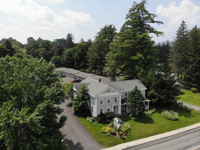 Aerial view of Maple Terrace Community Care facility