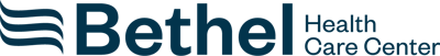 Bethel Health Care Center, Nursing Home in North Newton, KS — Bethel Health Care Center logo in blue text