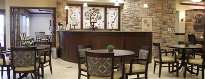 Interior view of the facility's common area