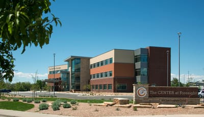 Exterior view of The Center at Foresight facility