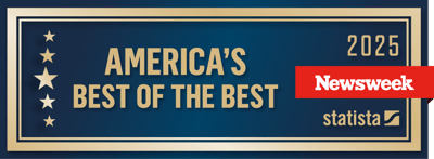 Award logo for best nursing home services