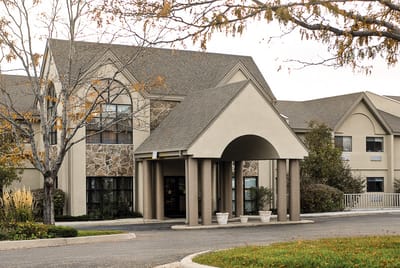 Front entrance of Life Care Center of Longmont