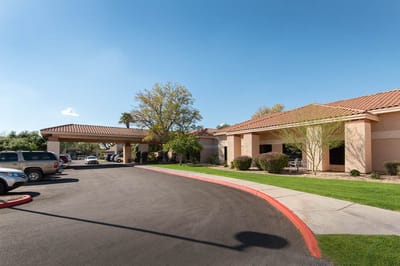 Front entrance of Life Care Center of Scottsdale