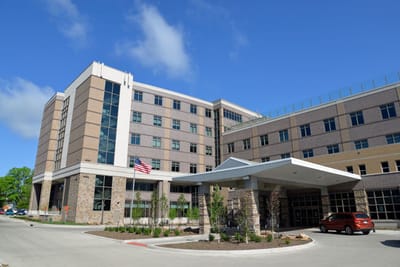 Front entrance of Mary Greeley Medical Center