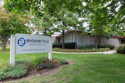 Exterior view of Menomonee Falls Health Services building
