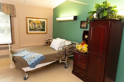 Comfortable resident room with personal touches