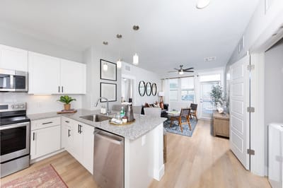 Bright interior of a modern living space