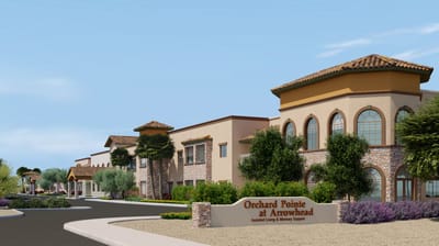 Exterior view of Orchard Pointe at Arrowhead facility