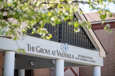 Exterior view of The Grove at Valhalla Rehabilitation and Nursing Center
