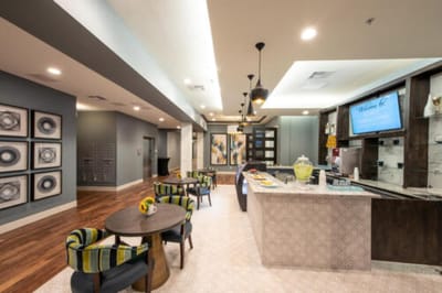 Interior common area with seating and decor