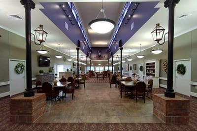 Interior common area with seating and decor