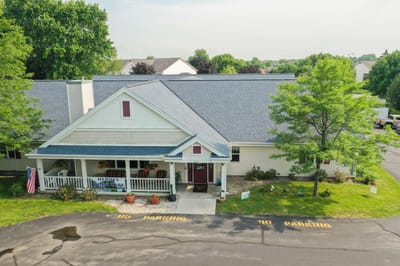 Exterior view of Maple Meadows Assisted Living building