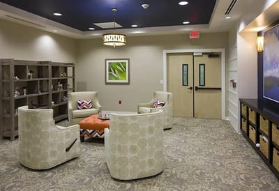 Interior common area with seating and decor