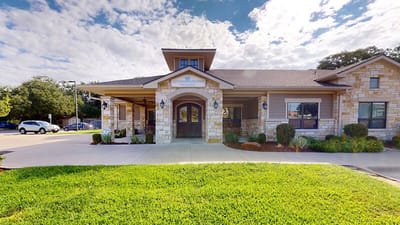 Exterior view of Living Springs Village building