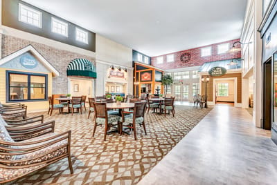 Interior common area with seating and decor