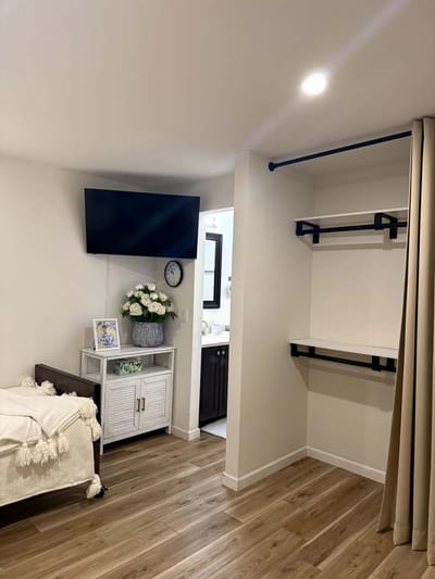 Interior view of a resident's private room