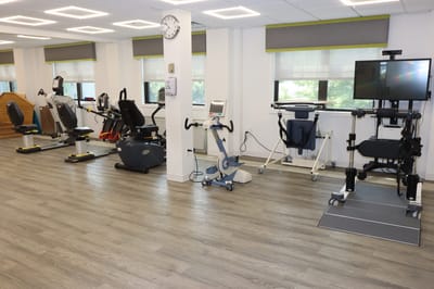 Interior view of a rehabilitation exercise room