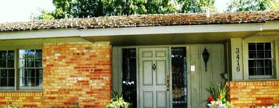 Exterior view of the assisted living facility's entrance