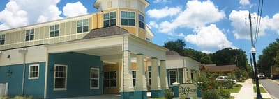 Exterior view of The Manor at Lake Morton