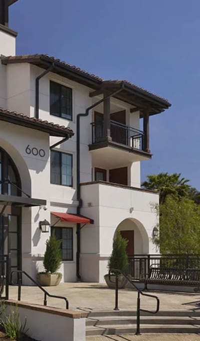 Exterior view of Olivera Senior Apartments building