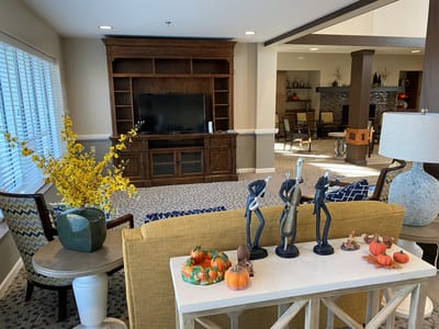 Interior common area with seating and decor