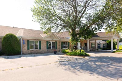 Exterior view of Meadow View Assisted Living facility