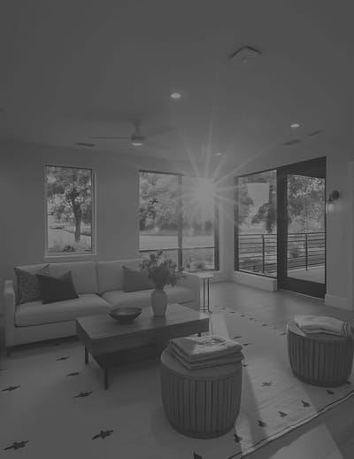 Bright living area with modern furnishings.