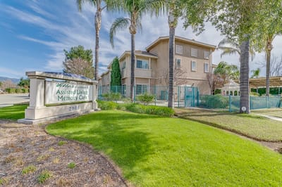 Exterior view of the Villas at San Bernardino facility.