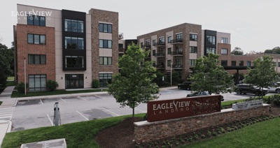 Exterior view of Eagleview Landing facility.