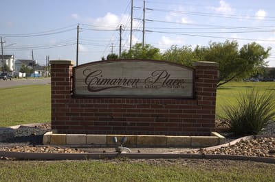 Cimarron Place Health and Rehabilitation Center sign