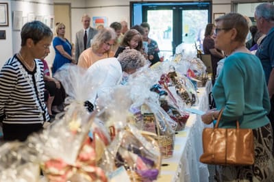 Residents engaging in a community fundraising event.