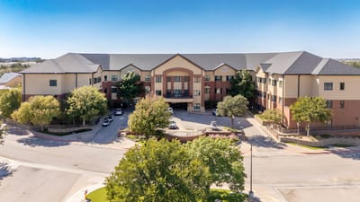 Exterior view of the assisted living facility.