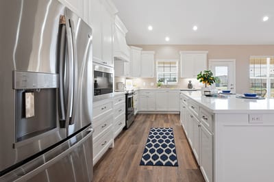 Bright, modern kitchen in a senior living facility