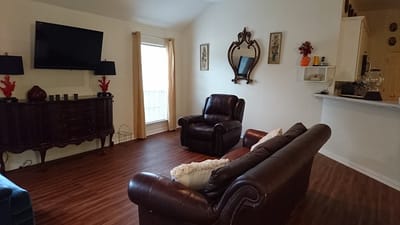 Cozy living area in an assisted living facility