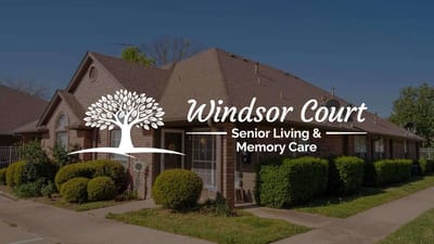Facility exterior with logo and name