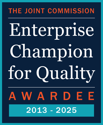 Award recognition logo for healthcare quality