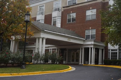 Entrance of Grand Oaks Assisted Living facility