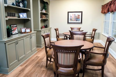 Interior common area with seating and decor