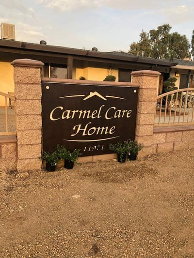 Signage for Carmel Care Home facility
