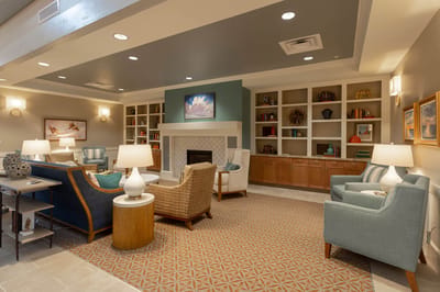 Interior common area with seating and decor