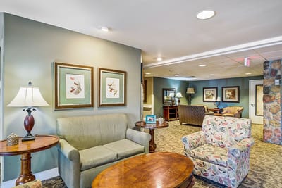Cozy common area with comfortable seating