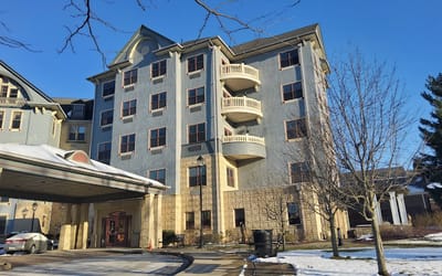 Exterior view of Elmhurst House of Friendship building