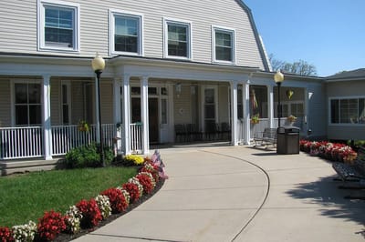 Exterior view of Peace Gardens Assisted Living facility